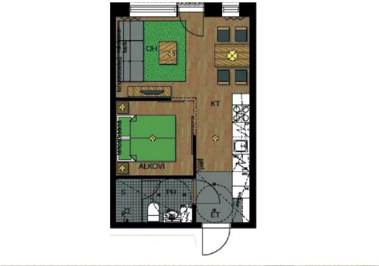 Cozy Central Studio Τάμπερε Εξωτερικό φωτογραφία